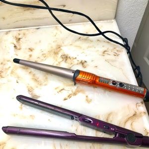 SOLD//CONAIR Flat Iron & Curling Wand